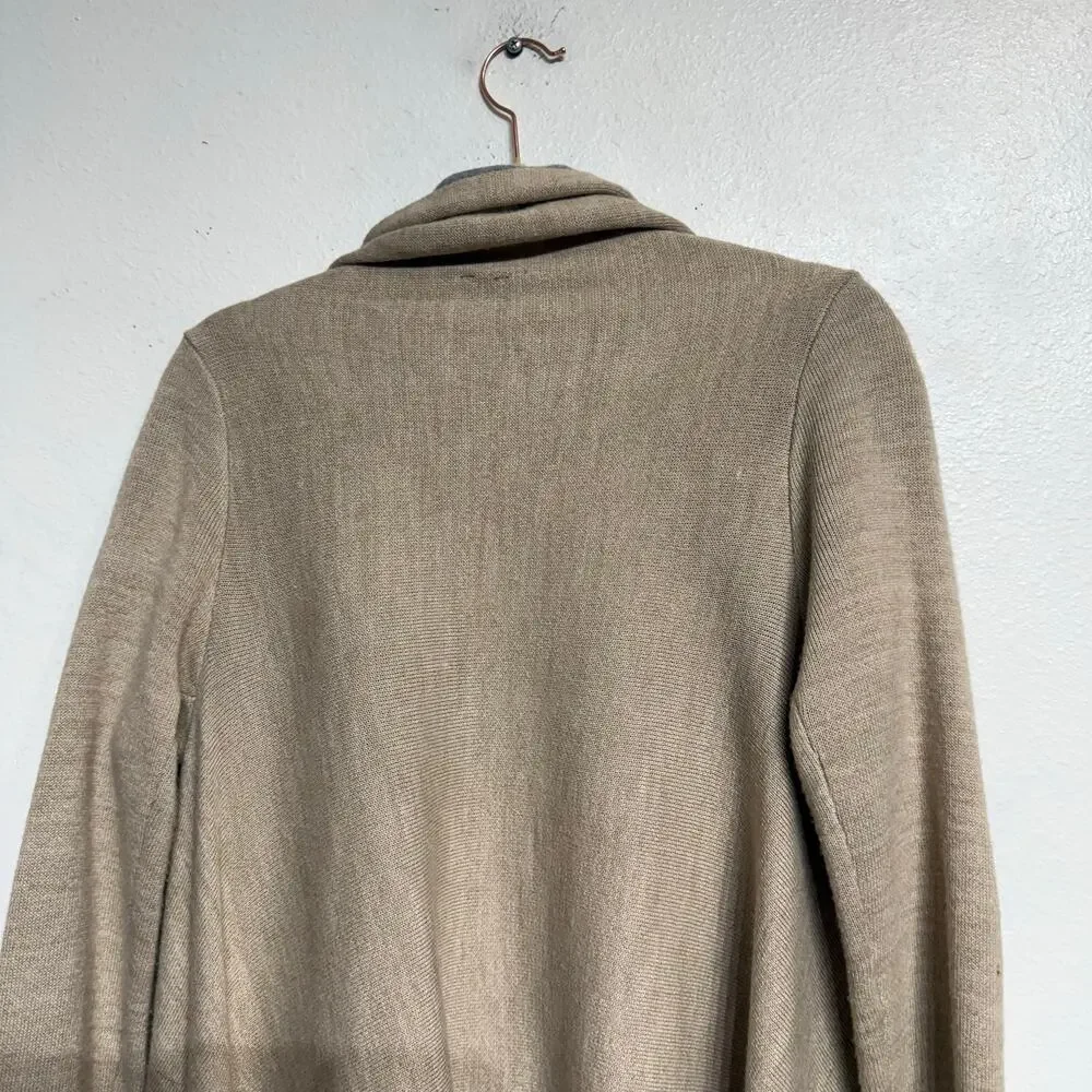 Love By Design Tan Cardigan Sz M